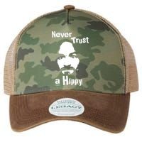 Never Trust A Hippy Legacy Tie Dye Trucker Hat