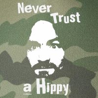 Never Trust A Hippy Legacy Tie Dye Trucker Hat