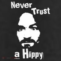 Never Trust A Hippy 11oz C Handle Ceramic Mug