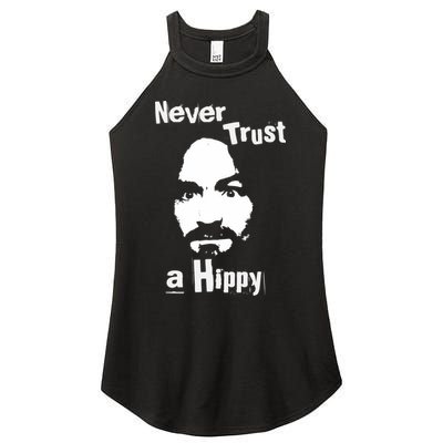 Never Trust A Hippy Women's Perfect Tri Rocker Tank