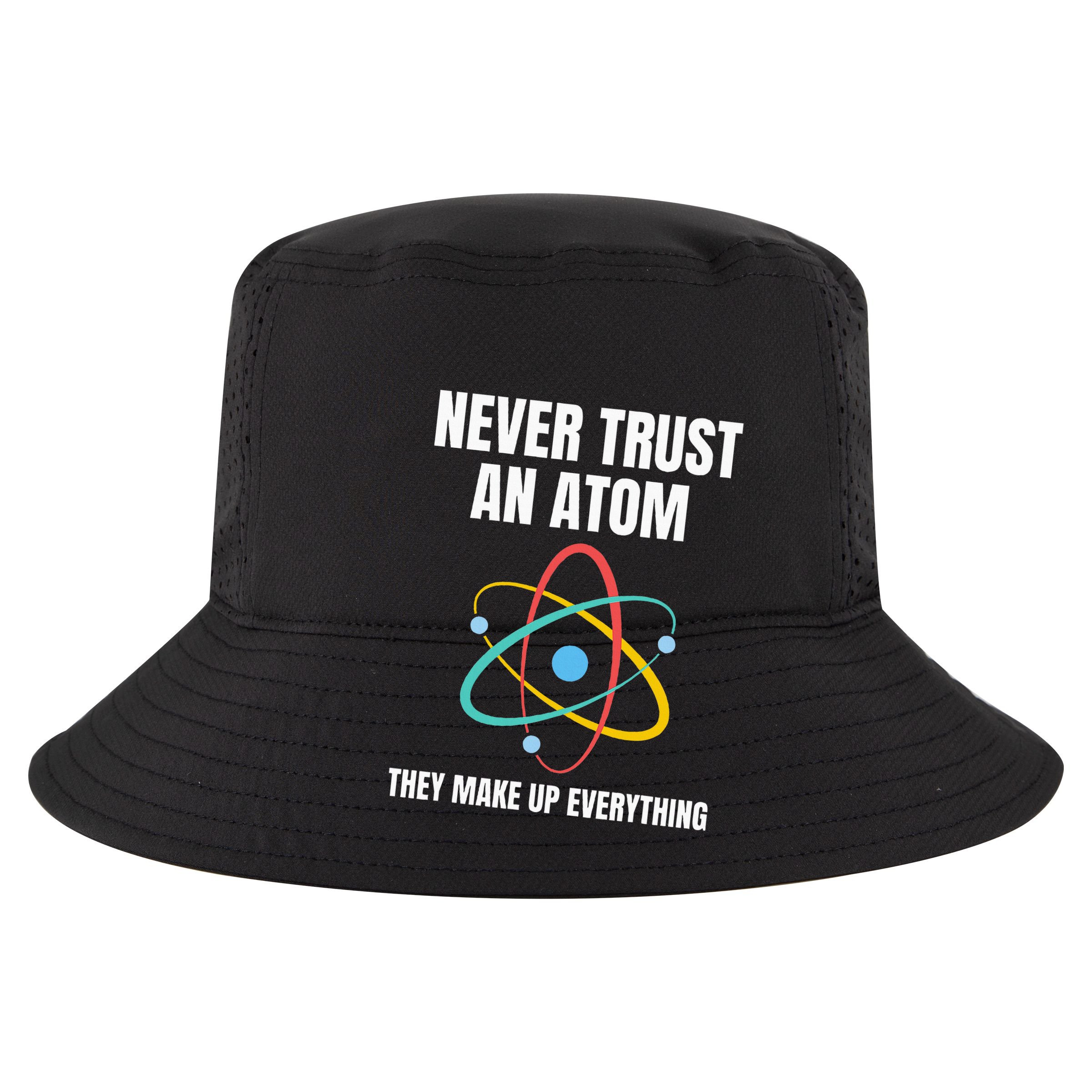 Never Trust An Atom They Make Up Everything Science Teacher Cropped Pullover Crew