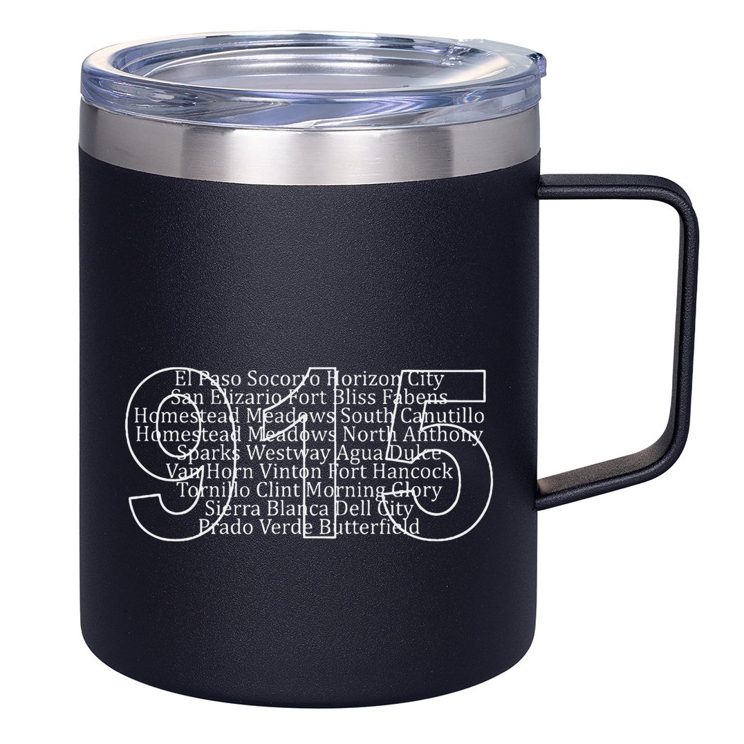 Northwest Texas Area Code 915 12oz Stainless Steel Coffee Mug