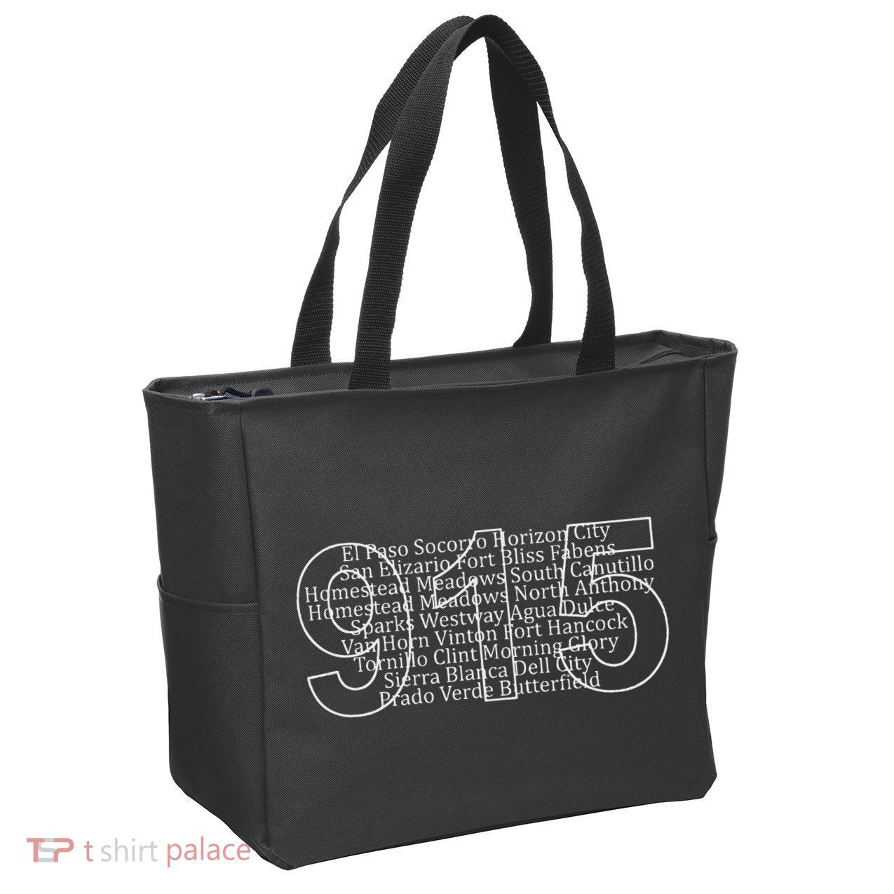 Northwest Texas Area Code 915 Zip Tote Bag