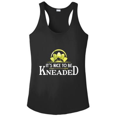 Nice To Be Kneaded Funny Physical Therapy Massage Ladies PosiCharge Competitor Racerback Tank