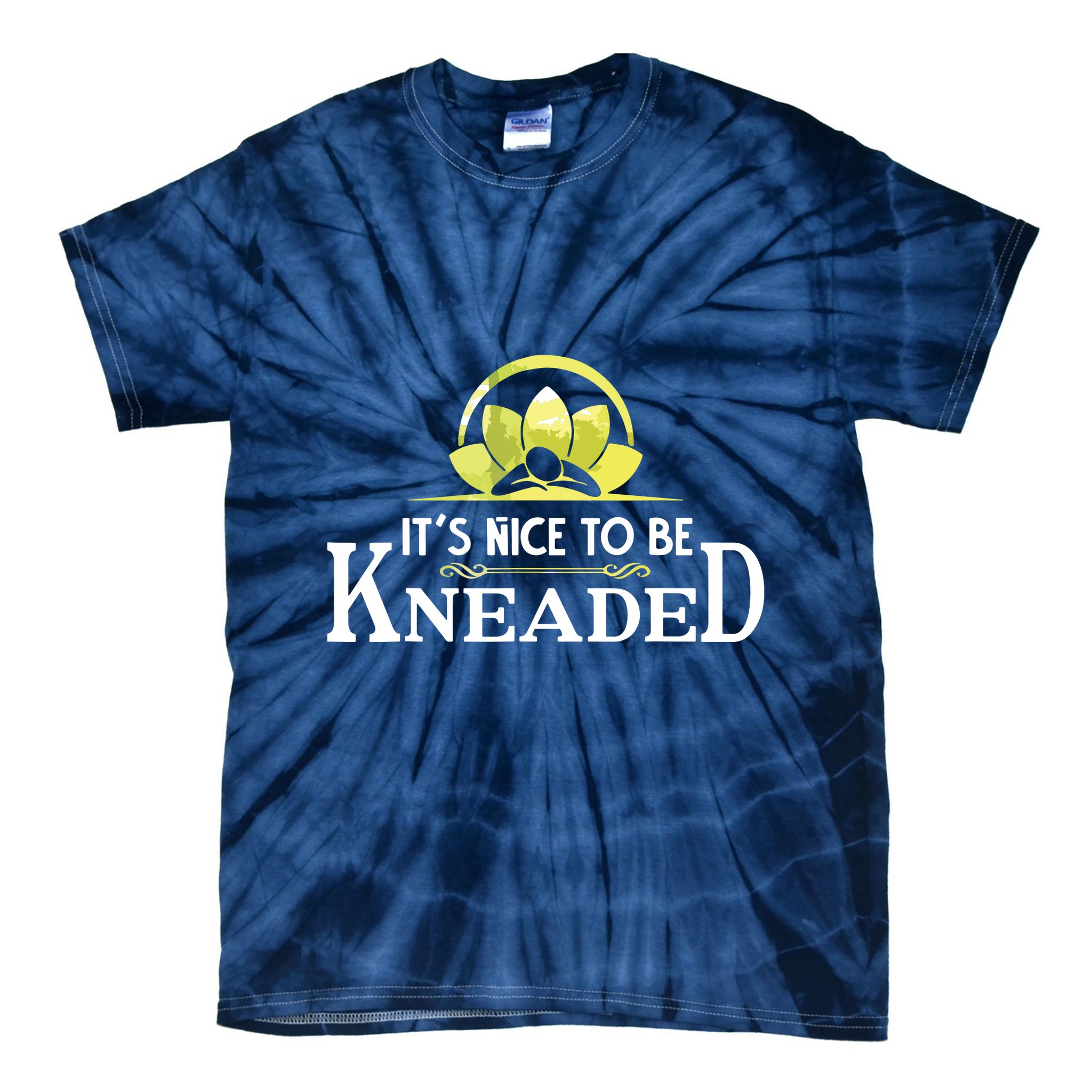 Nice To Be Kneaded Funny Physical Therapy Massage Tie-Dye T-Shirt