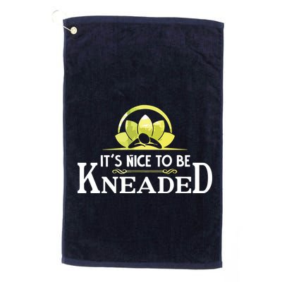Nice To Be Kneaded Funny Physical Therapy Massage Golf Towel