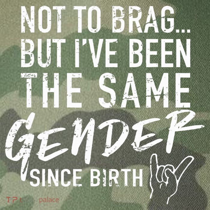 Not To Brag But I've Been The Same Gender Since Birth Legacy Tie Dye Trucker Hat