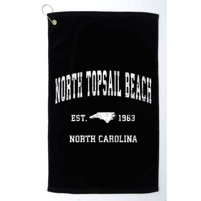 North Topsail Beach North Carolina Nc Vintage Athletic Golf Towel
