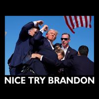 Nice Try Brandon Donald Trump Rally Failed Assassination PosiCharge Competitor Tank