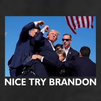 Nice Try Brandon Donald Trump Rally Failed Assassination Microfiber Hand Towel