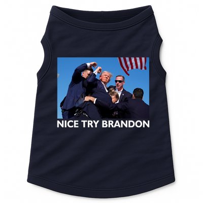 Nice Try Brandon Donald Trump Rally Failed Assassination Doggie Tank