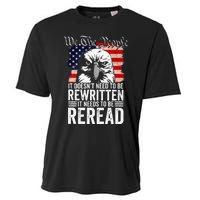 Needs To Be Reread Us Flag Constitution Of The Usa Cooling Performance Crew T-Shirt