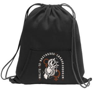 Nolite Te Bastardes Carborundorum Sweatshirt Cinch Pack Bag