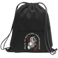 Nolite Te Bastardes Carborundorum Sweatshirt Cinch Pack Bag