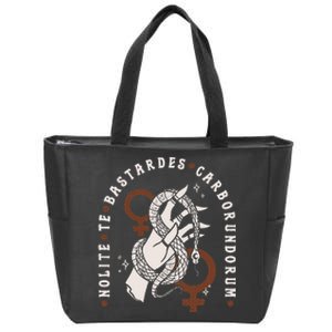 Nolite Te Bastardes Carborundorum Zip Tote Bag