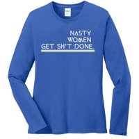 Nasty T Biden Harris 2020 Election Gift Great Gift Ladies Long Sleeve Shirt