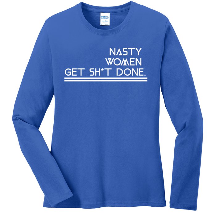 Nasty T Biden Harris 2020 Election Gift Great Gift Ladies Long Sleeve Shirt