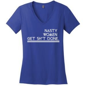 Nasty T Biden Harris 2020 Election Gift Great Gift Women's V-Neck T-Shirt