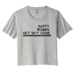 Nasty T Biden Harris 2020 Election Gift Great Gift Women's Crop Top Tee