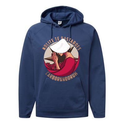 Nolite Te Bastardes Carborundorum Performance Fleece Hoodie