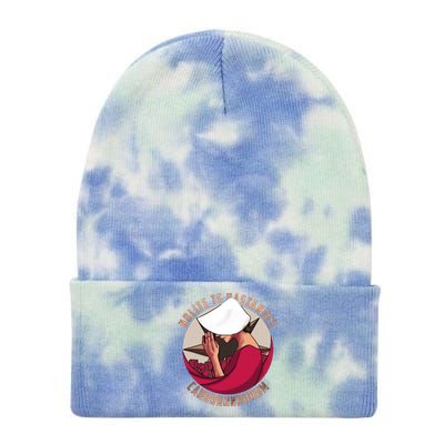 Nolite Te Bastardes Carborundorum Tie Dye 12in Knit Beanie