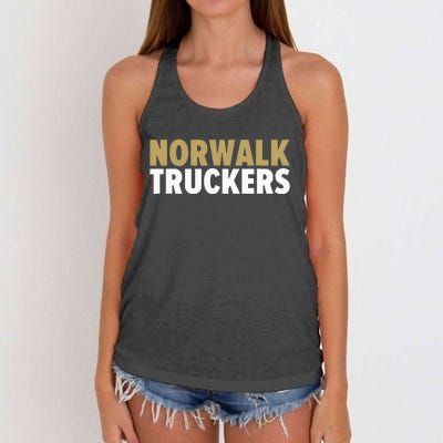 Norwalk Truckers Bold Women's Knotted Racerback Tank