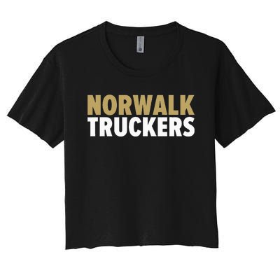 Norwalk Truckers Bold Women's Crop Top Tee