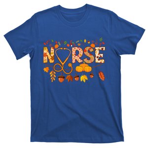 Nurse Thanksgiving Cute Gift Health Worker Nursing Fall Nurse Gift T-Shirt