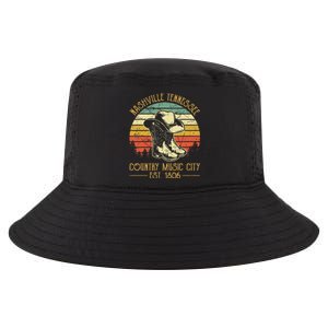 Nashville Tennessee Cowboy Boots Hat Country Music City Cool Comfort Performance Bucket Hat