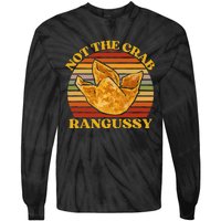 Not The Crab Rangussy Joke Meme Crab Rangoon Chinese Food Tie-Dye Long Sleeve Shirt