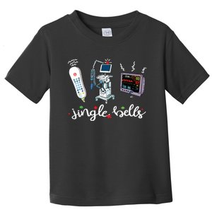 Nurse Telemetry Christmas Respiratory Therapist Icu Rn Rt Toddler T-Shirt