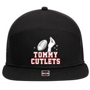 Ny Tommy Cutlets Football 7 Panel Mesh Trucker Snapback Hat