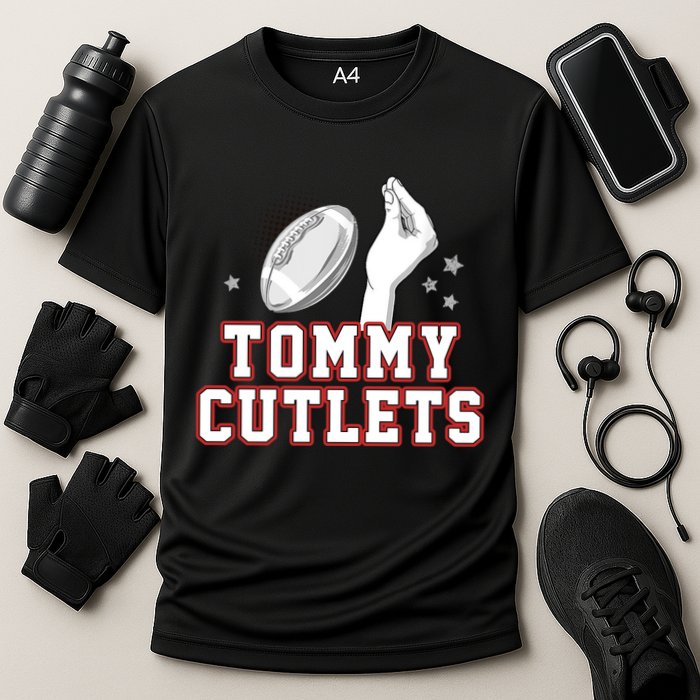 Ny Tommy Cutlets Football Cooling Performance Crew T-Shirt