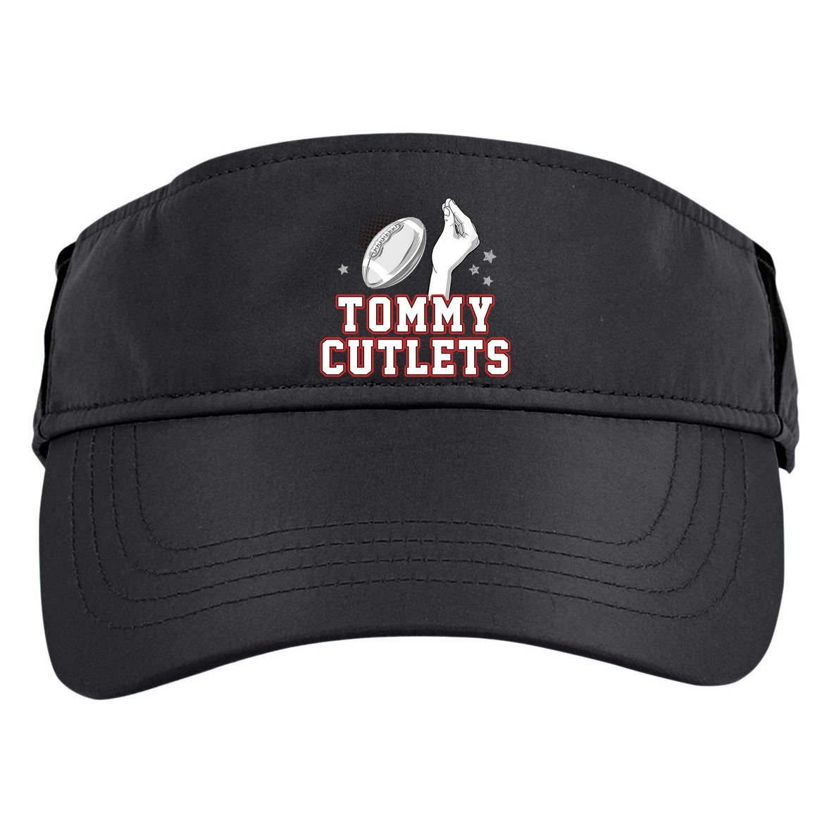 Ny Tommy Cutlets Football Adult Drive Performance Visor