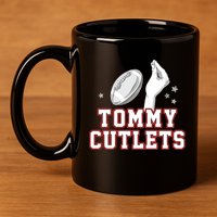 Ny Tommy Cutlets Football 11oz C Handle Ceramic Mug