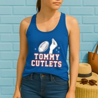 Ny Tommy Cutlets Football Womens Tank Top