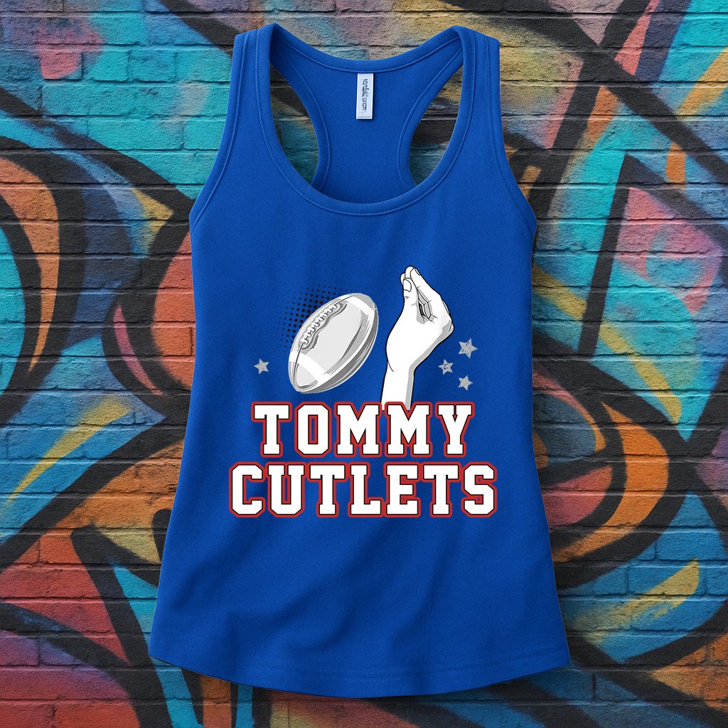 Ny Tommy Cutlets Football Womens Tank Top