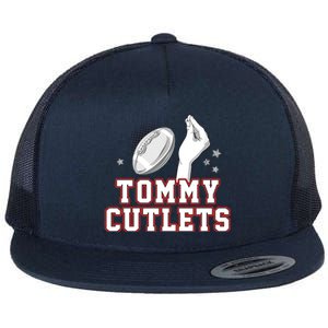 Ny Tommy Cutlets Football Flat Bill Trucker Hat