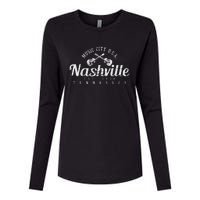 Nashville Tennessee Country Music Usa Gift Womens Cotton Relaxed Long Sleeve T-Shirt