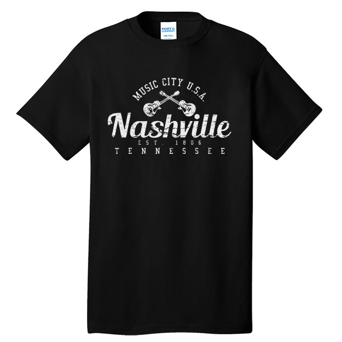 Nashville Tennessee Country Music Usa Gift Tall T-Shirt