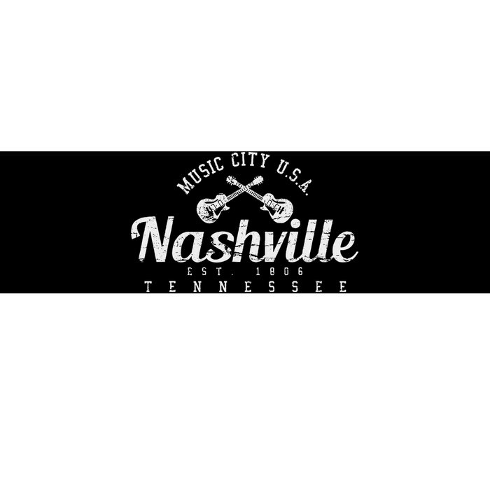 Nashville Tennessee Country Music Usa Gift Bumper Sticker