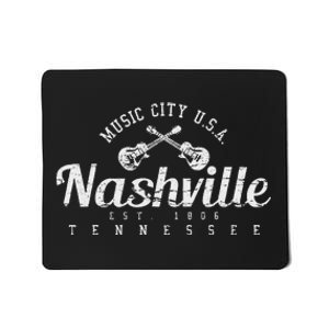 Nashville Tennessee Country Music Usa Gift Mousepad