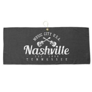 Nashville Tennessee Country Music Usa Gift Large Microfiber Waffle Golf Towel