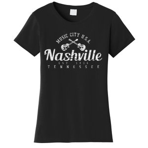 Nashville Tennessee Country Music Usa Gift Women's T-Shirt