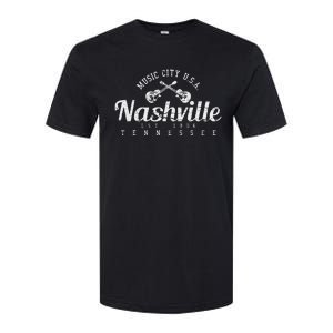 Nashville Tennessee Country Music Usa Gift Softstyle CVC T-Shirt