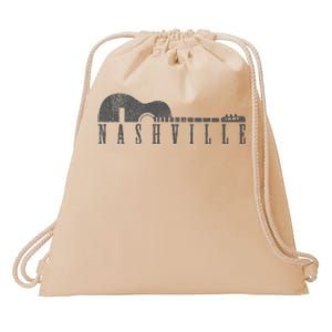 Nashville Tennessee Country Music City Guitar Gift Drawstring Bag