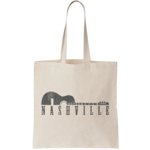 Nashville Tennessee Country Music City Guitar Gift Tote Bag