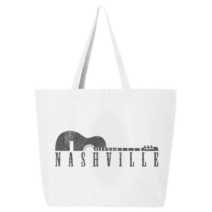 Nashville Tennessee Country Music City Guitar Gift 25L Jumbo Tote