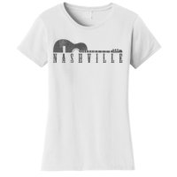 Nashville Tennessee Country Music City Guitar Gift Women's T-Shirt