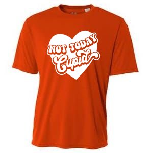 Not Today Cupid Cute Gift Cooling Performance Crew T-Shirt